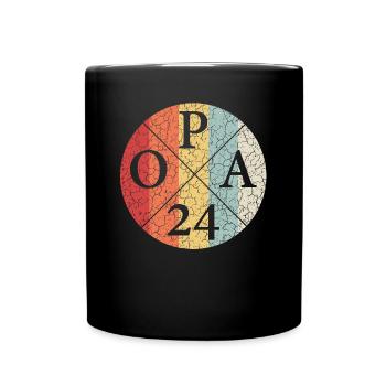OPA24 Opa2024 - Tasse einfarbig - Schwarz - Vorne