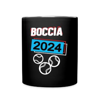 Boccia 2024 Turnier Boule Bocciaspieler Spiel - Tasse einfarbig - Schwarz - Vorne
