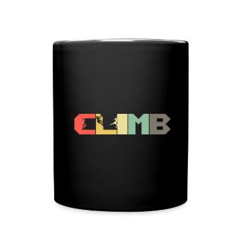 Escalade Alpinisme Grimpeurs - Mug uni - noir - Devant