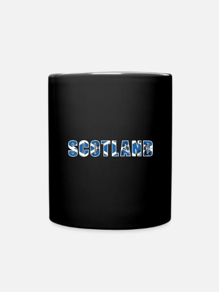 Scotland Rugby - Full Colour Mug - black