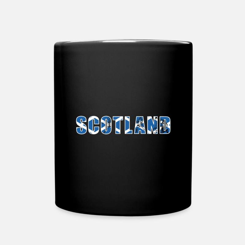 Scotland Rugby - Full Colour Mug - black