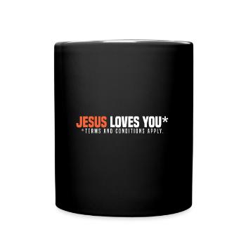 Atheism sayings | Atheists Atheist Gift Idea - Full Colour Mug - black - Front