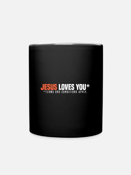 Atheismus Sprüche | Atheisten Atheist Geschenkidee - Tasse einfarbig - Schwarz