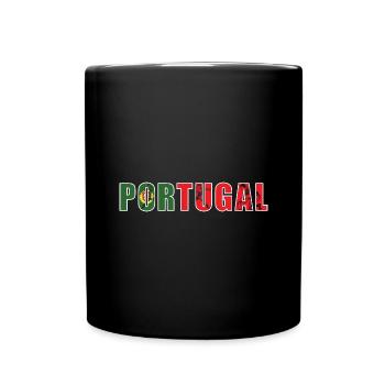 Portugal Rugby - Full Colour Mug - black - Front