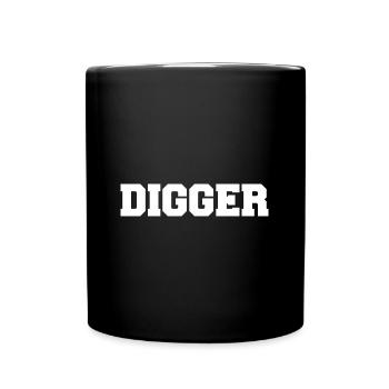 Digger Design - Full Colour Mug - black - Front