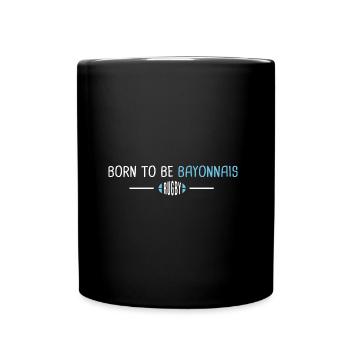Rugby Bayonne born to be Bayonnais - Mug uni - noir - Devant