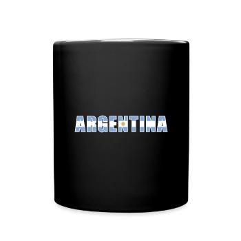 Argentina Rugby - Full Colour Mug - black - Front