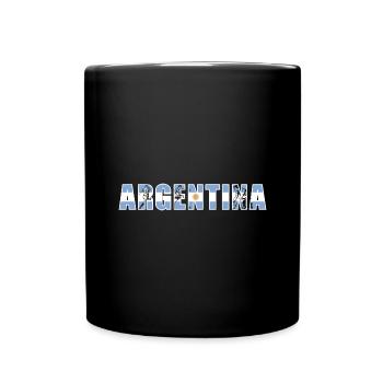 Argentina Rugby - Full Colour Mug - black - Front