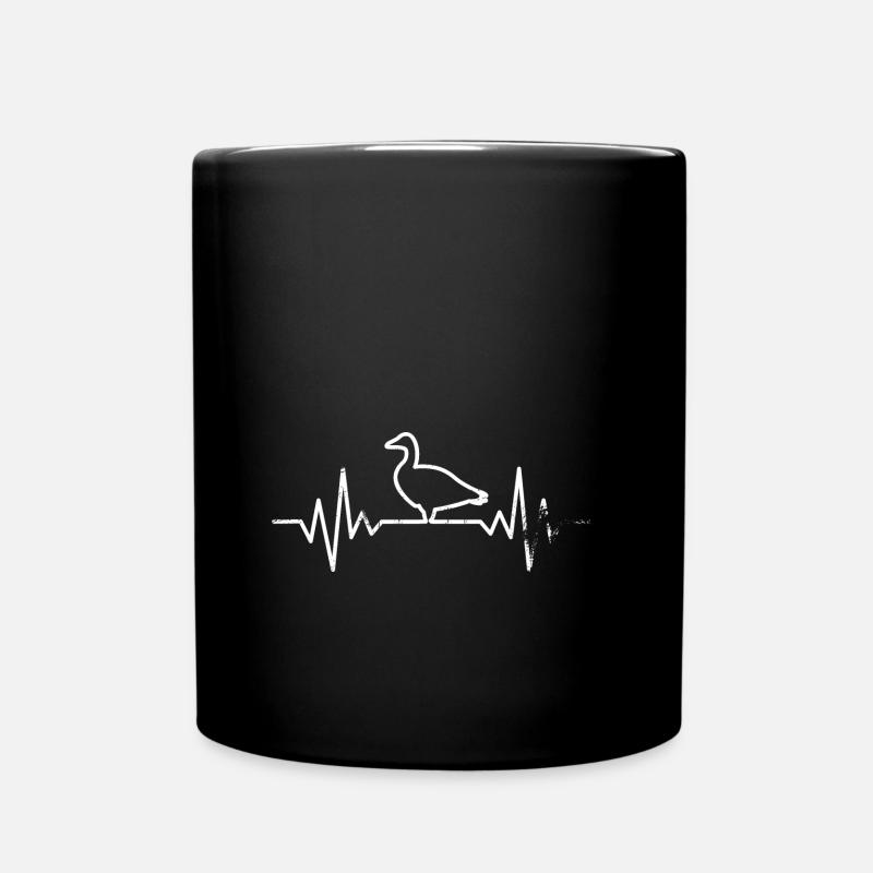 Ente - Tasse einfarbig - Schwarz
