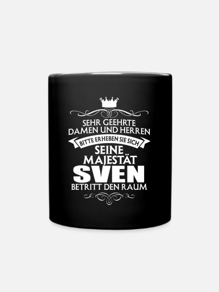 SVEN - Majestät - Tasse einfarbig - Schwarz