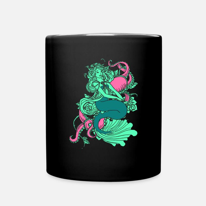 Sirène sirène sirène conte de fées - Mug uni - noir