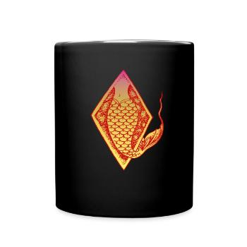 Mermaid mermaid mermaid fairy tale - Full Colour Mug - black - Front