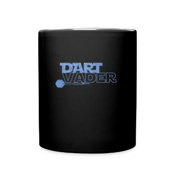 DART VADER SHIRT DRÔLE DE MOTIF DARTSPIELER - Mug uni - noir - Devant