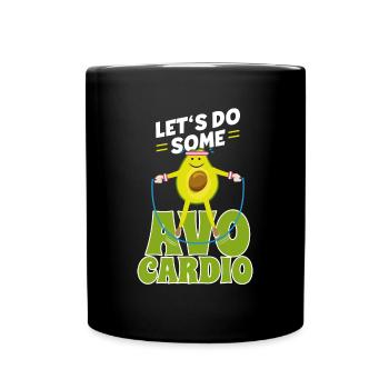 Dire drôle Dictons drôles Sport avocat - Mug uni - noir - Devant