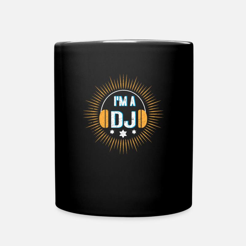 DJ - Je suis DJ - Mug uni - noir