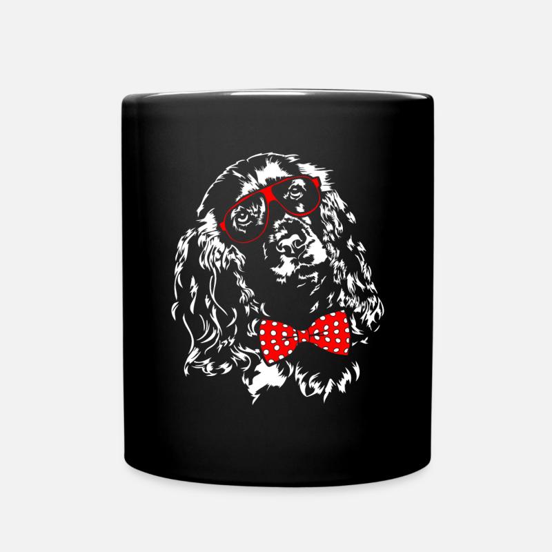 COCKER SPANIEL cadeau de chiens wilsigns garçon mignon - Mug uni - noir