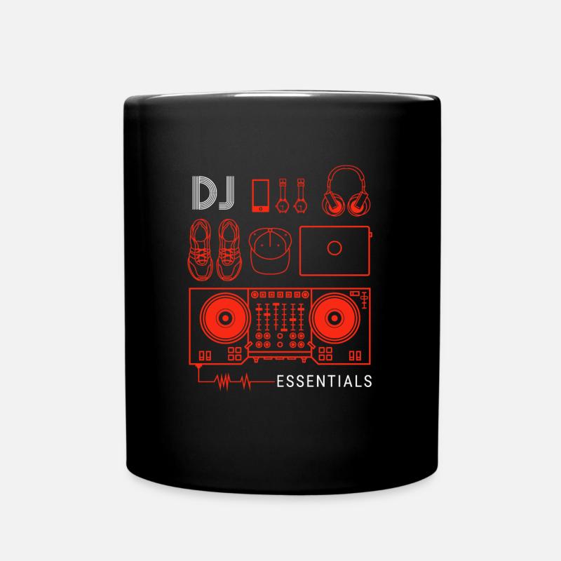 DJ Djing Gift Deejay Disc Jockey DJ Deejay - Mug uni - noir