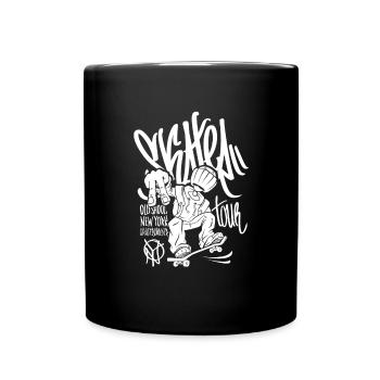 Coole Skate Sprüche - Tasse einfarbig - Schwarz - Vorne