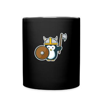 Casque Viking Kawaii Vikings cadeau Viking - Mug uni - noir - Devant