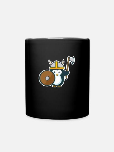 Casque Viking Kawaii Vikings cadeau Viking - Mug uni - noir