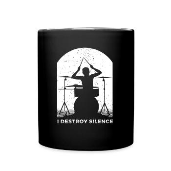 Batterie Percussion Percussion - Mug uni - noir - Devant