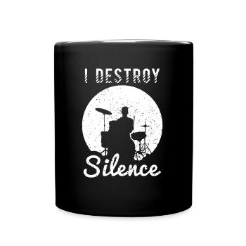 Batterie Percussion Percussion - Mug uni - noir - Devant