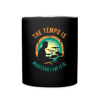 Batterie Percussion Percussion - Mug uni - noir - Devant
