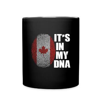 Kanada - Tasse einfarbig - Schwarz - Vorne