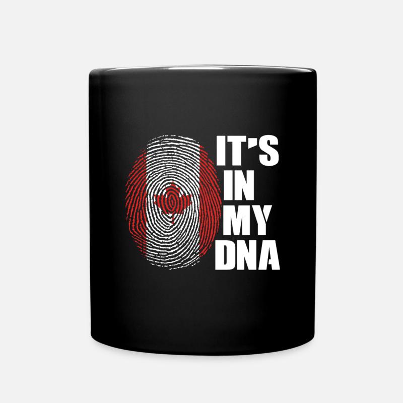 Kanada - Tasse einfarbig - Schwarz