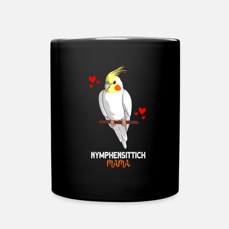 Nymphensittich Mama - nymphensittiche - Tasse einfarbig - Schwarz