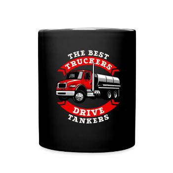 Chauffeur de camion Chauffeur de camion Chauffeur de camion Camionneur - Mug uni - noir - Devant
