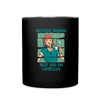 Espresso Coffee - Full Colour Mug - black - Front