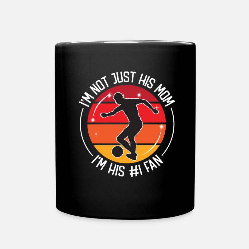 Fußball Fussball - Tasse einfarbig - Schwarz