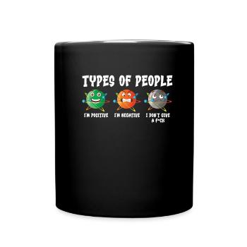 Physik Physiker - Tasse einfarbig - Schwarz - Vorne