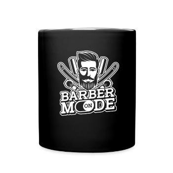 Barbier Barbier Coiffeur Homme Coiffeur Barbershop - Mug uni - noir - Devant