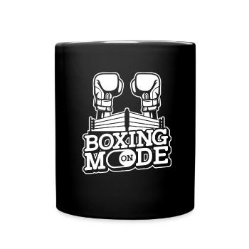 Boxe Boxe Boxe Boxe Combat Fighter - Mug uni - noir - Devant