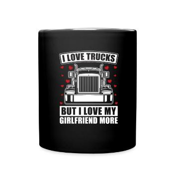 Chauffeur de camion Chauffeur de camion Chauffeur de camion Camionneur - Mug uni - noir - Devant