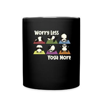 Yoga Yogi - Full Colour Mug - black - Front