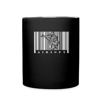 Airsoft - Tasse einfarbig - Schwarz - Vorne