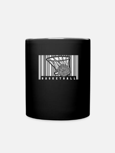 Basketball Basketballer - Tasse einfarbig - Schwarz