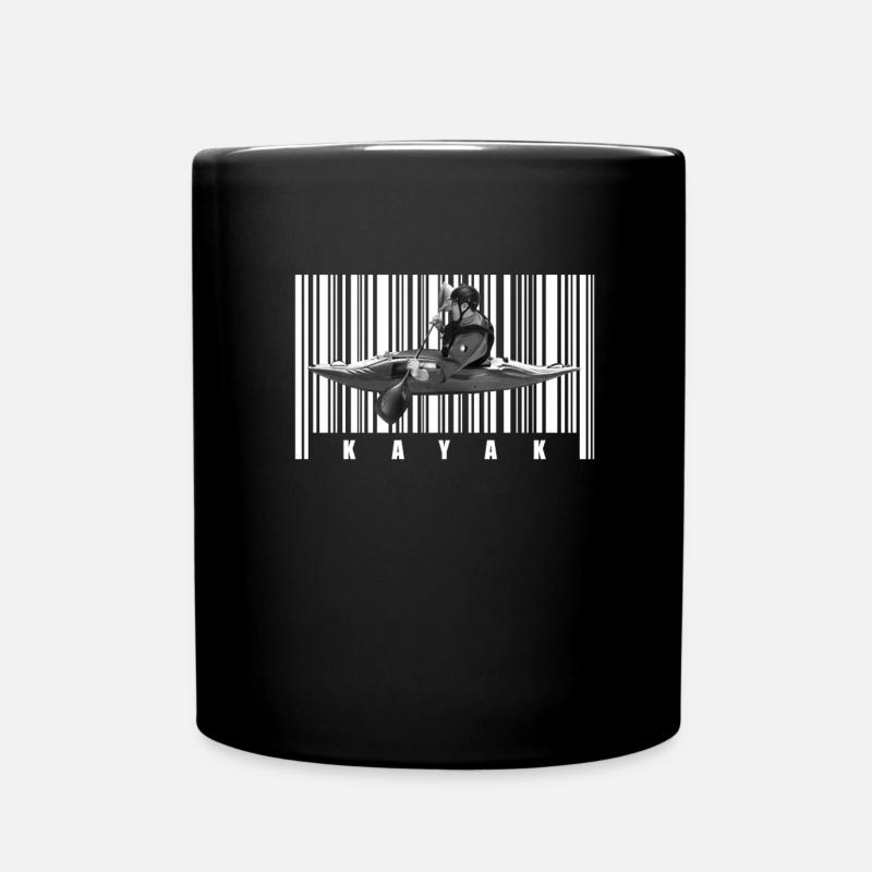Kajak Kayak - Tasse einfarbig - Schwarz