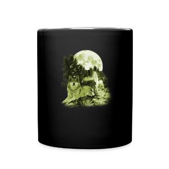 Wolf - Full Colour Mug - black - Front