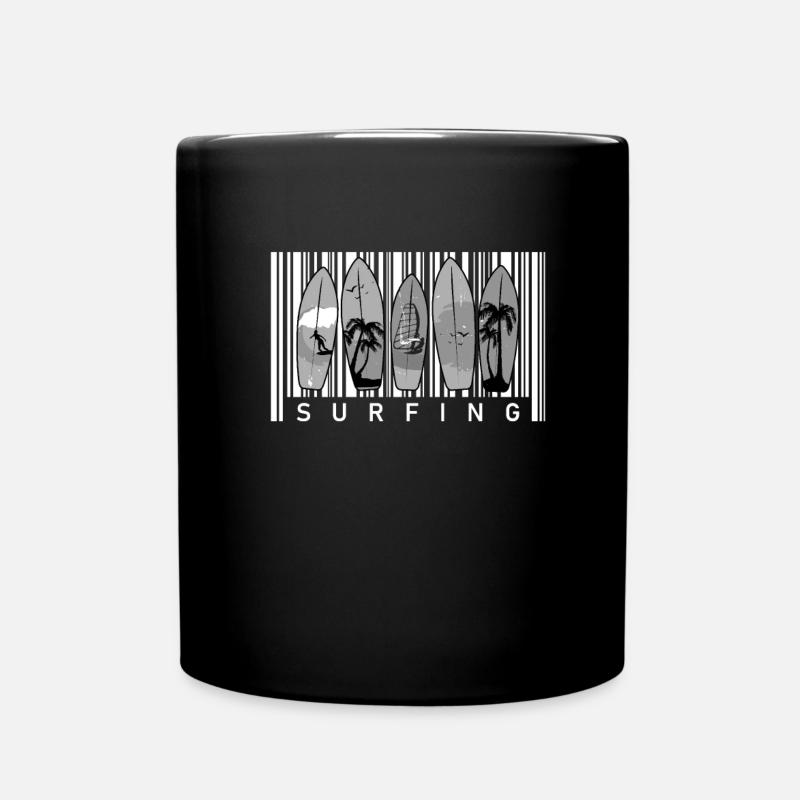 Surfen Wellenreiter Surfer - Tasse einfarbig - Schwarz