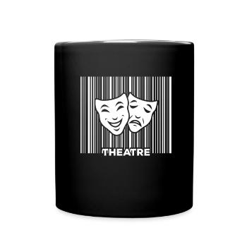 Theater - Tasse einfarbig - Schwarz - Vorne