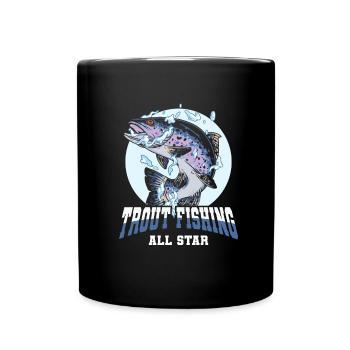 Pêcheur Pêcheur Pêcheurs Pêche - Mug uni - noir - Devant