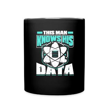 Big Data Science Engineer Scientist Analyst - Tasse einfarbig - Schwarz - Vorne