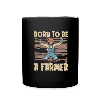 Farmer Farmer Agriculture - Full Colour Mug - black - Front