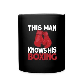 Boxe Boxe Boxe Boxe Combat Fighter - Mug uni - noir - Devant