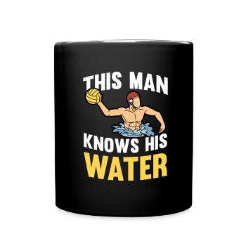 Water polo - Full Colour Mug - black - Front