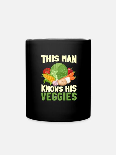 Vegan Veganer - Tasse einfarbig - Schwarz